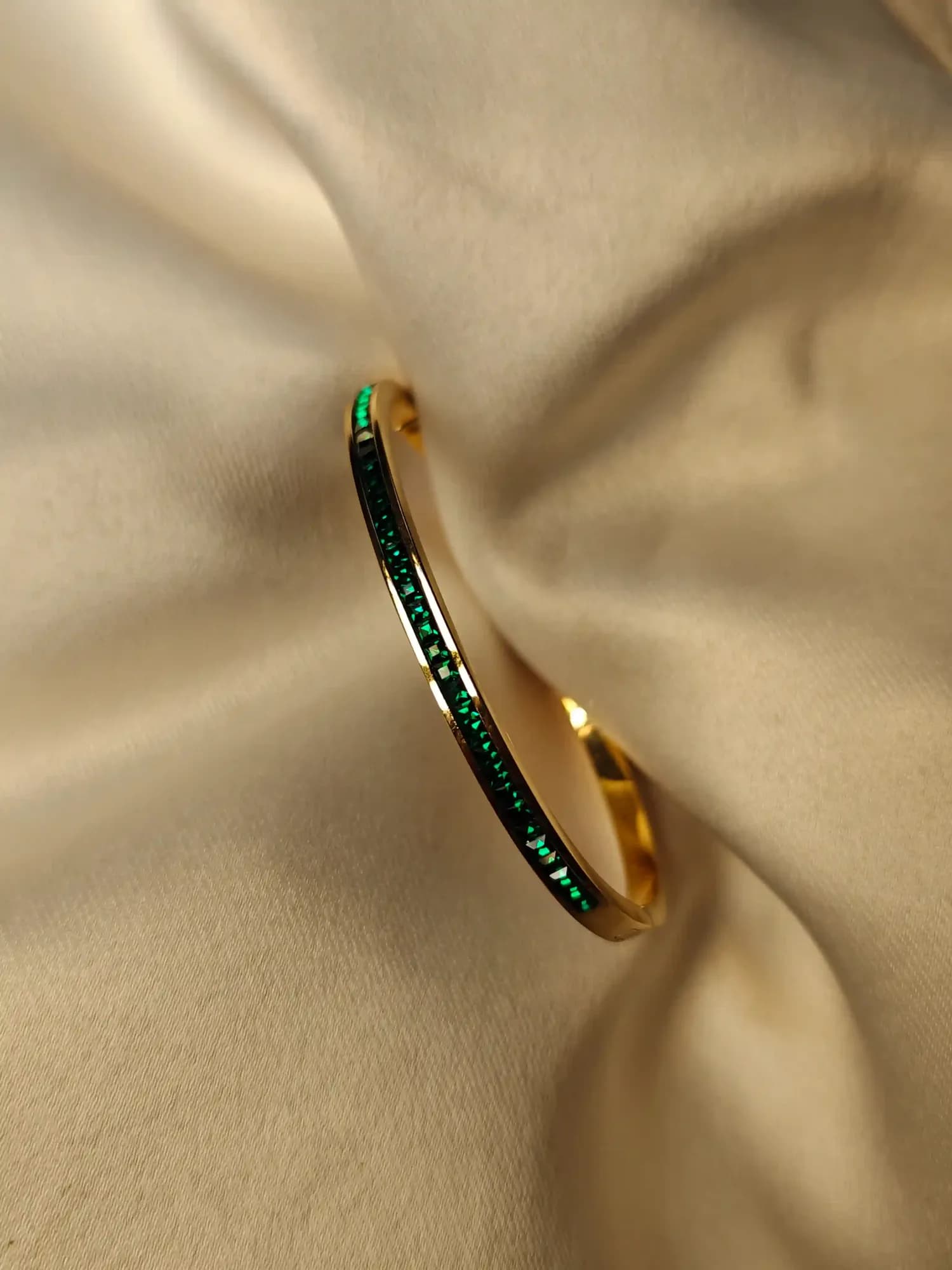 Green Glintline Bracelet(Regular Size)